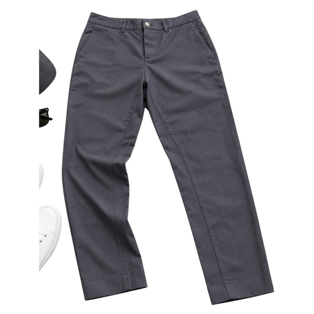 State & Liberty Mens Performance Dress Pants Stretch Slim Fit Gray 31